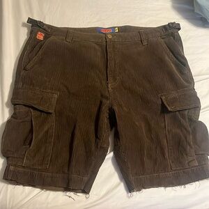 Corduroy shorts